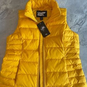 NWT Lands End Down vest